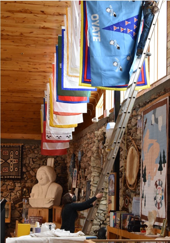Crazy Horse Memorial’s Full Tribal Flags Collection is Now on Display  for the Public