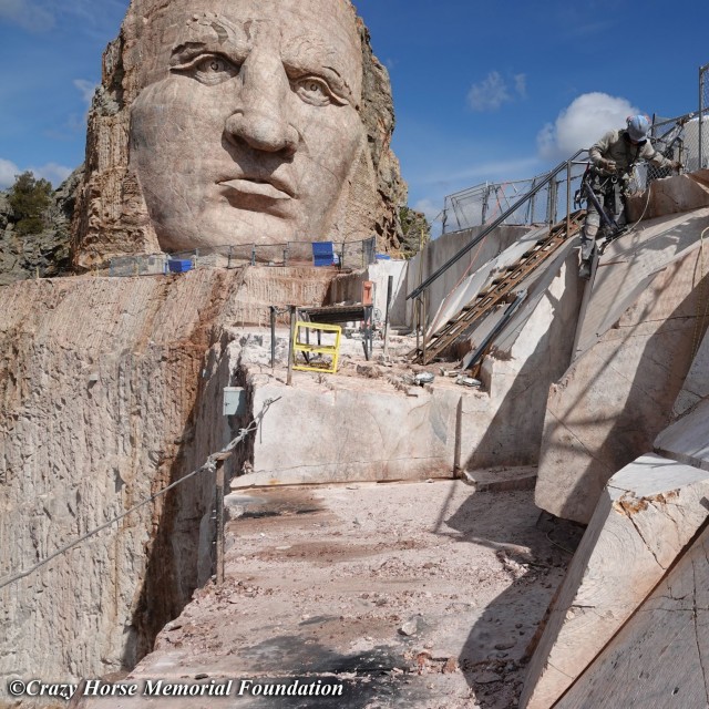 Carving Crazy Horse Mountain