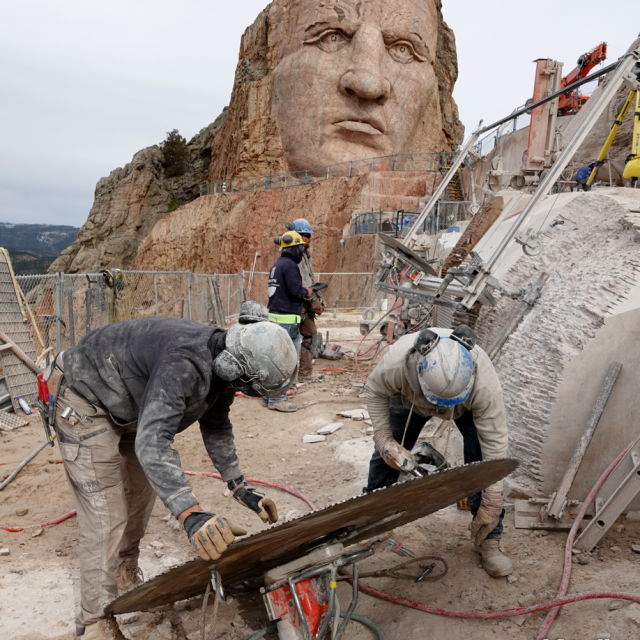 Carving Crazy Horse Mountain